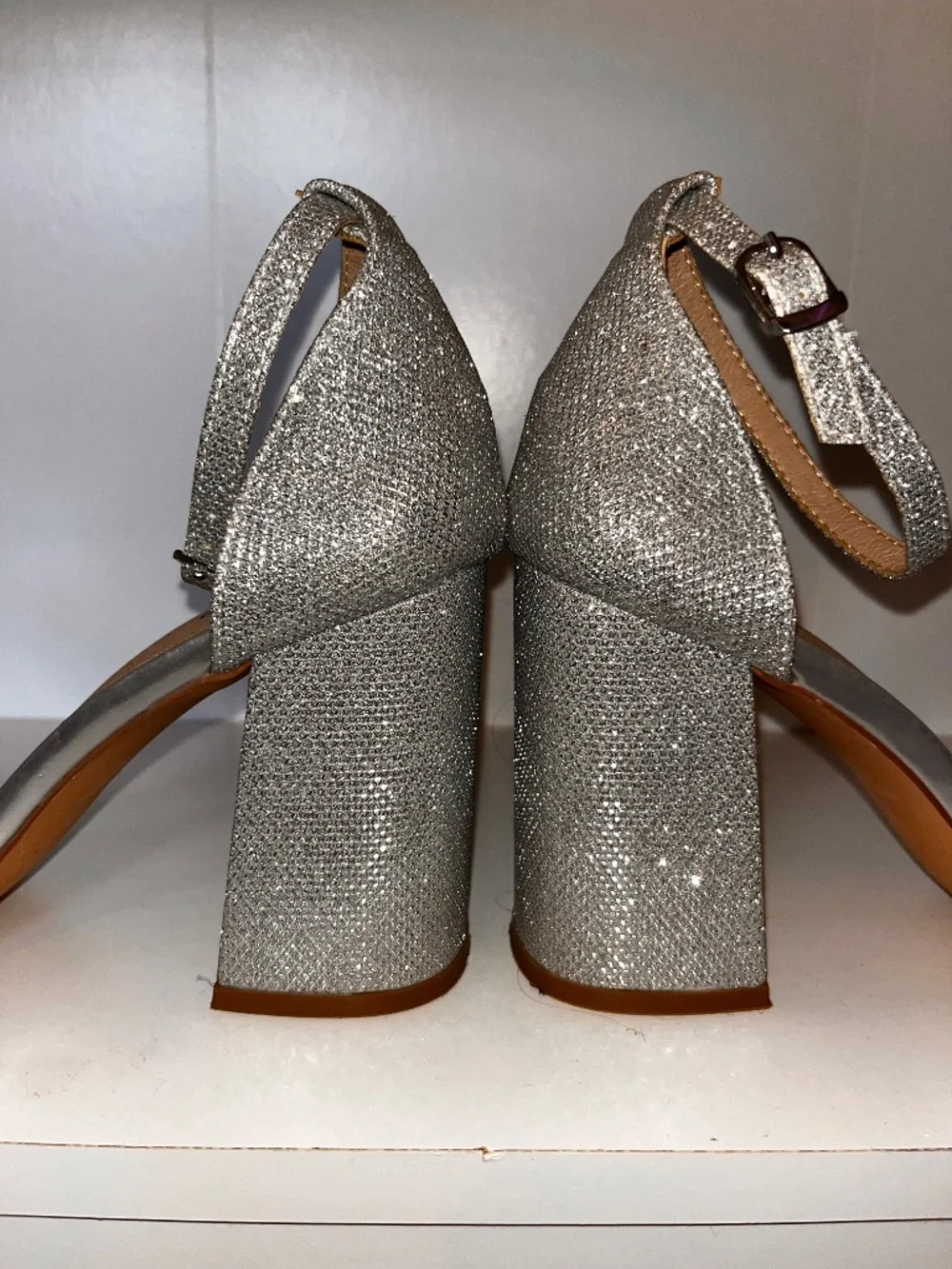 Silver heels
